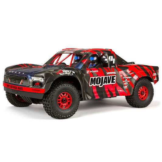 Arrma 7604V2T2 Mojave 6S BLX Brushless RTR 1/7 4WD RTR Desert Racer Red/Blk V2