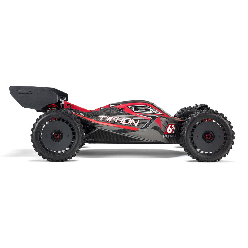 ARRMA ARA8606V5 1/8 Typhon 6S BLX 4x4 Brushless Buggy Black RTR Spektrum