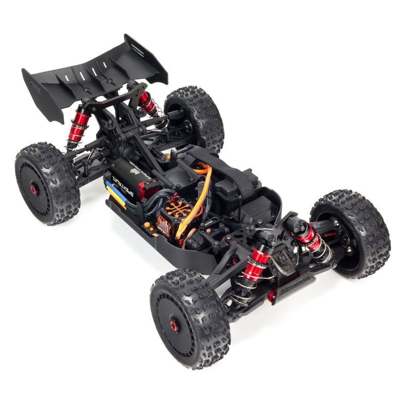 ARRMA ARA8606V5 1/8 Typhon 6S BLX 4x4 Brushless Buggy Black RTR Spektrum