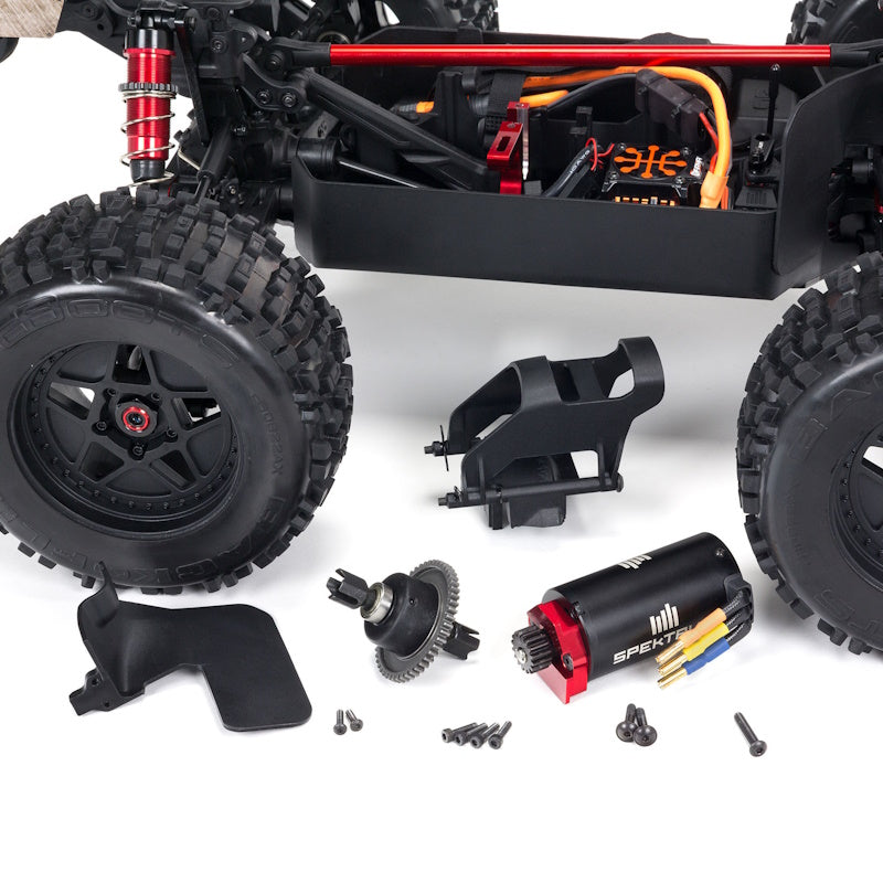 ARRMA ARA8611V5T1 1/8 NOTORIOUS 6S V5 4WD BLX Stunt Truck Spektrum Firma RTR BLK