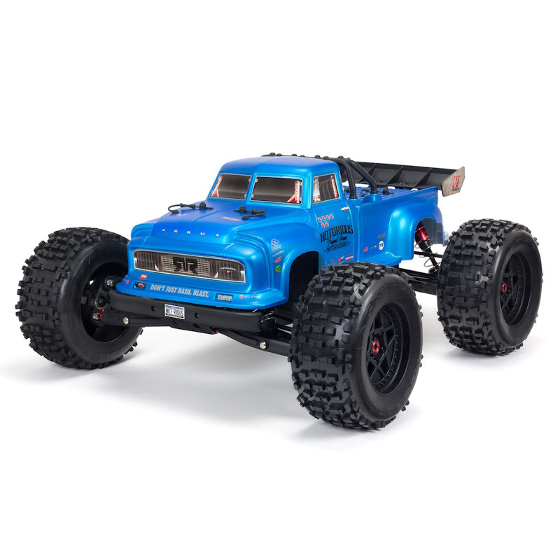 ARRMA ARA8611V5T2 1/8 NOTORIOUS 6S V5 4WD BLX Stunt Truck Spektrum Firma RTR BLU