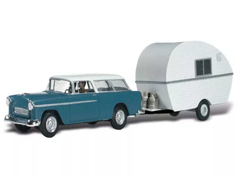 Woodland Scenics AS5532 HO Thompson's Travelin' Trailer Vehicle Figure Built & Ready /