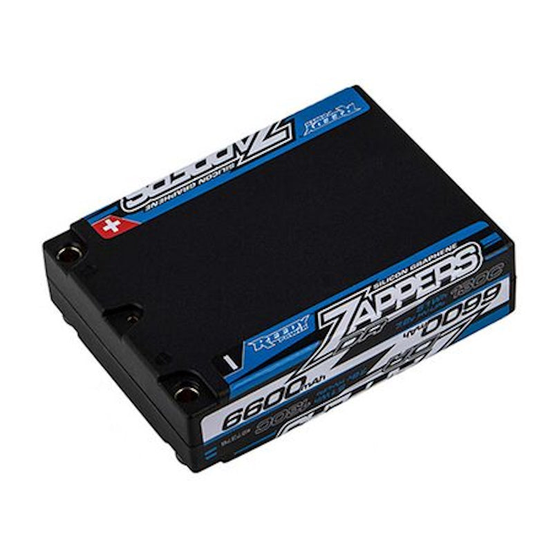 Team Associated 27378 7.6V 6600mAh 2S 130C Zappers DR SQ LiHV Battery