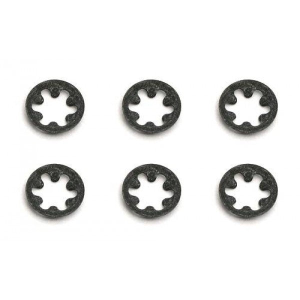 Team Associated ASC7558 Throttle Pivot Clips 6-count (RC10 GT) - PowerHobby