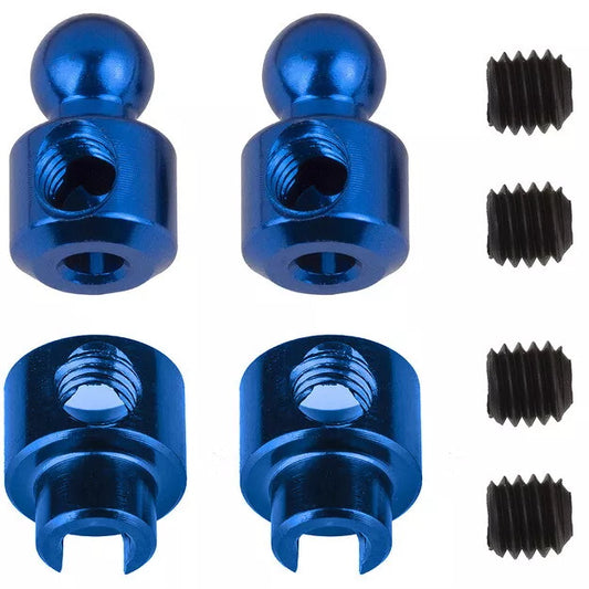 Team Associated 92457 RC10B7 Anti-roll Sway Bar Aluminum Ball Joints (4)