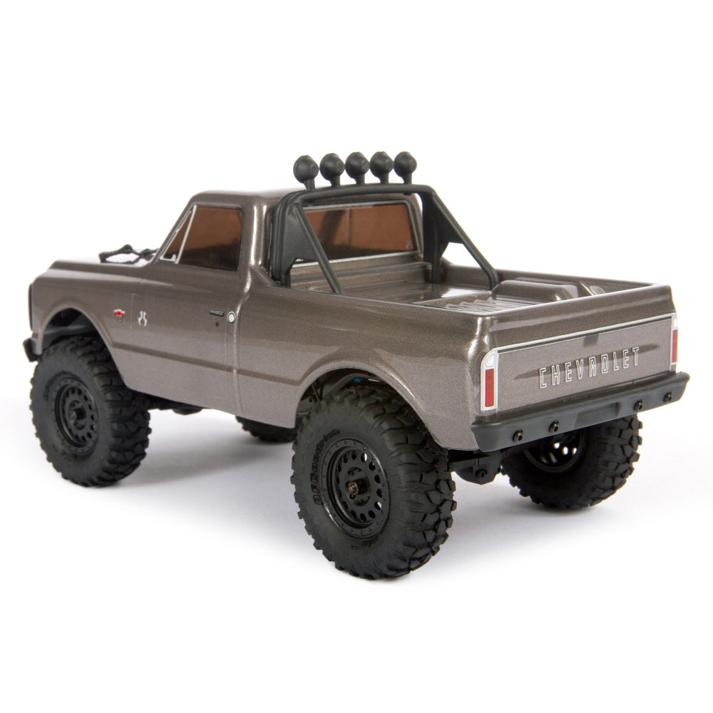 Axial AXI00001T2 SCX24 1967 Chevrolet C10 1/24 4WD RTR Scale Mini Crawler Silver