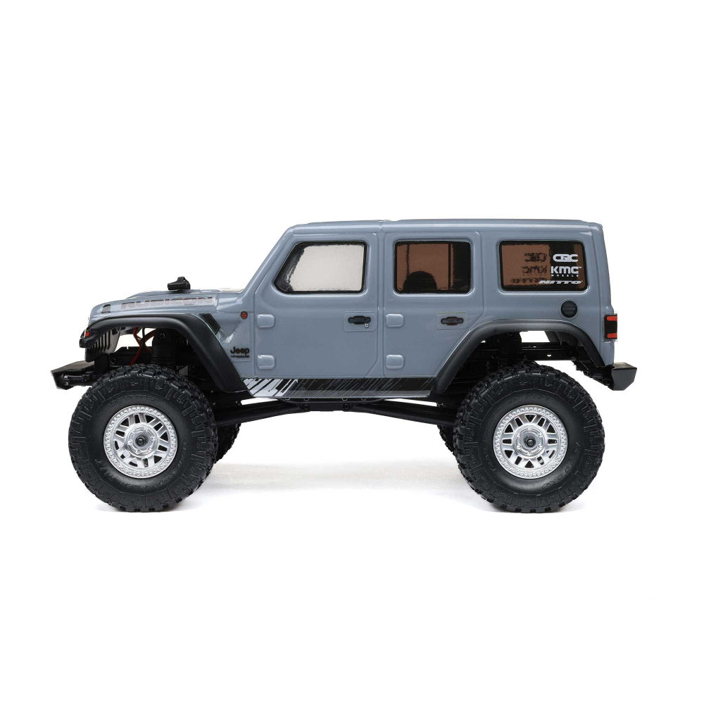 Axial AXI00002V3T3 SCX24 Jeep Wrangler JLU 4WD RTR Scale Mini Rock Crawler Gray