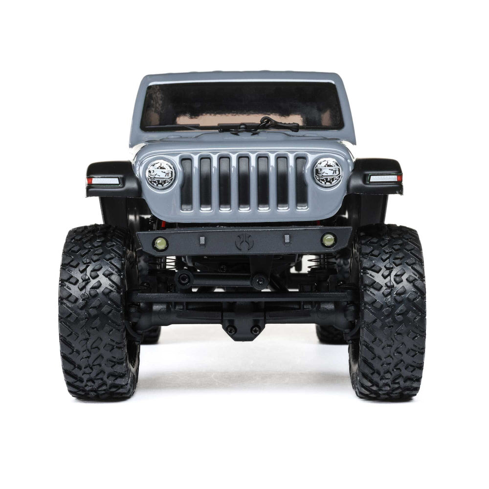 Axial AXI00002V3T3 SCX24 Jeep Wrangler JLU 4WD RTR Scale Mini Rock Crawler Gray