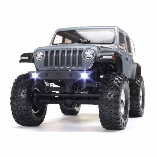 Axial AXI00002V3T3 SCX24 Jeep Wrangler JLU 4WD RTR Scale Mini Rock Crawler Gray