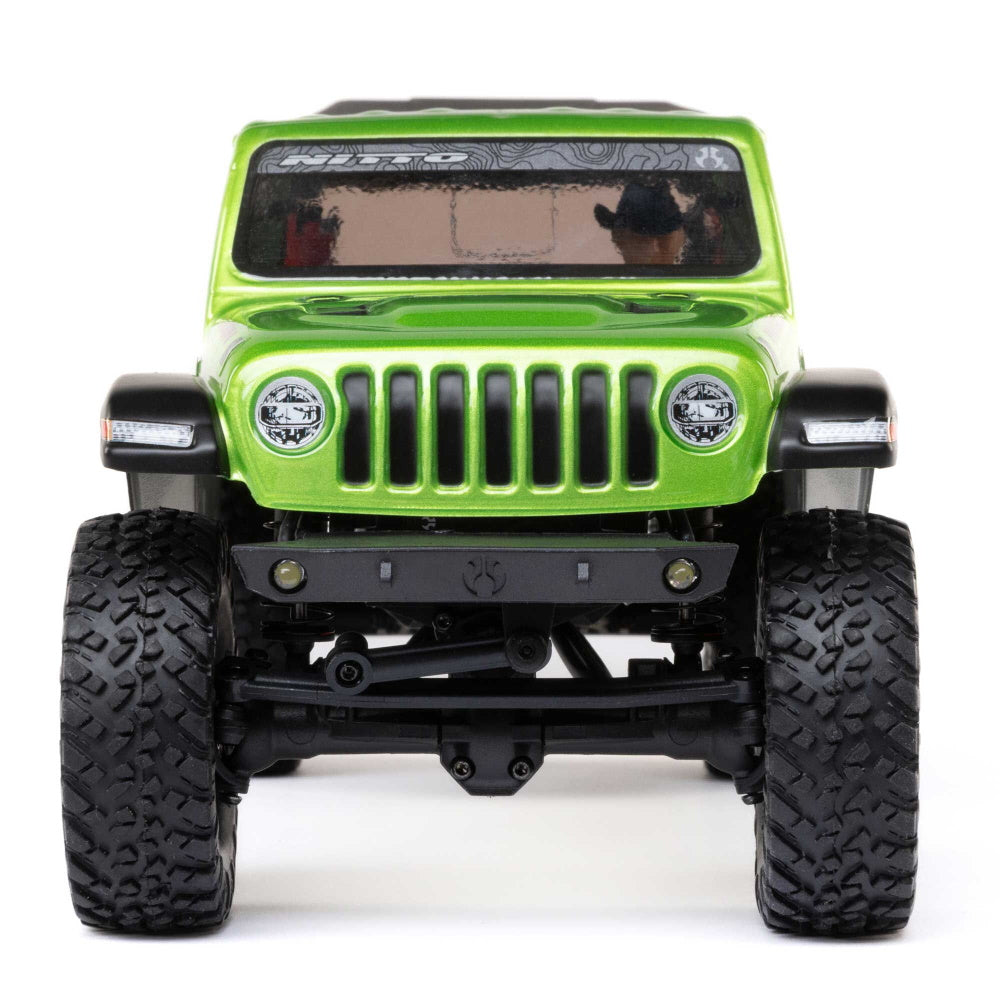 Axial 1/24 SCX24 Jeep JT Gladiator 4WD Rock Crawler Brushed RTR, Green