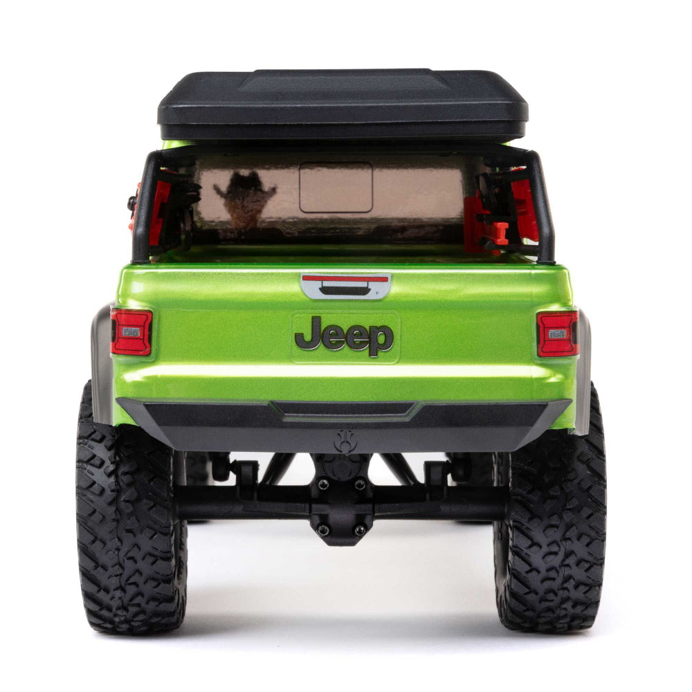 Axial 1/24 SCX24 Jeep JT Gladiator 4WD Rock Crawler Brushed RTR, Green