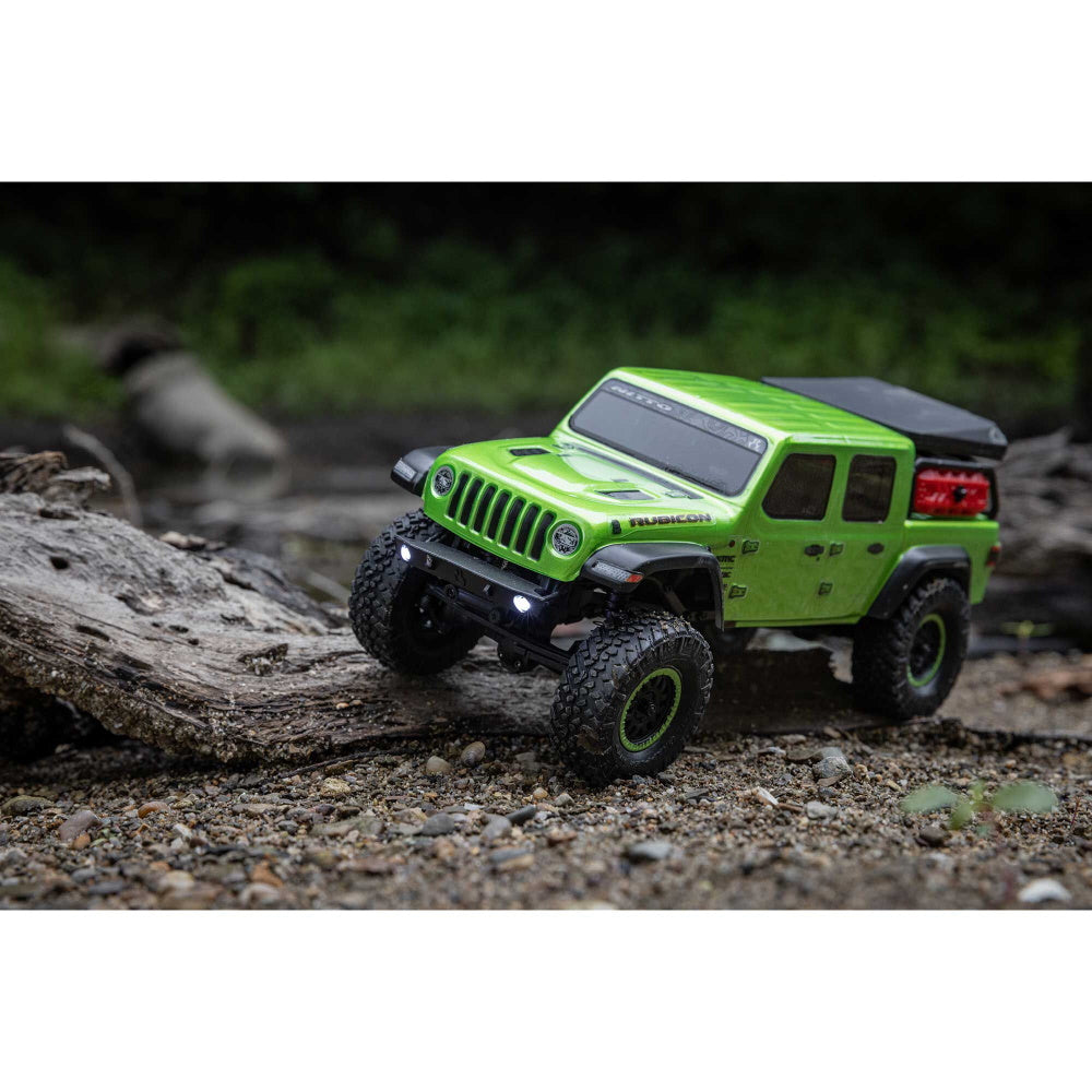 Axial 1/24 SCX24 Jeep JT Gladiator 4WD Rock Crawler Brushed RTR, Green