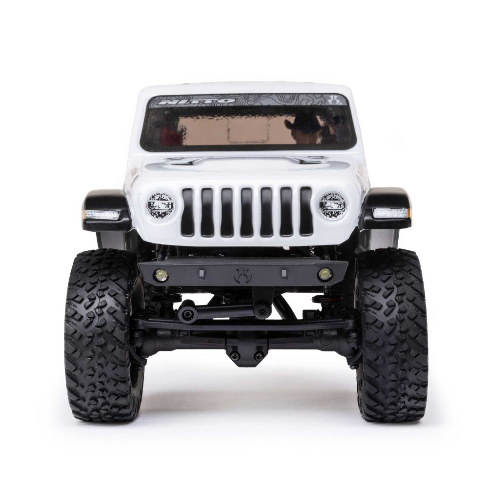 Axial 1/24 SCX24 Jeep JT Gladiator 4WD Rock Crawler Brushed RTR, White