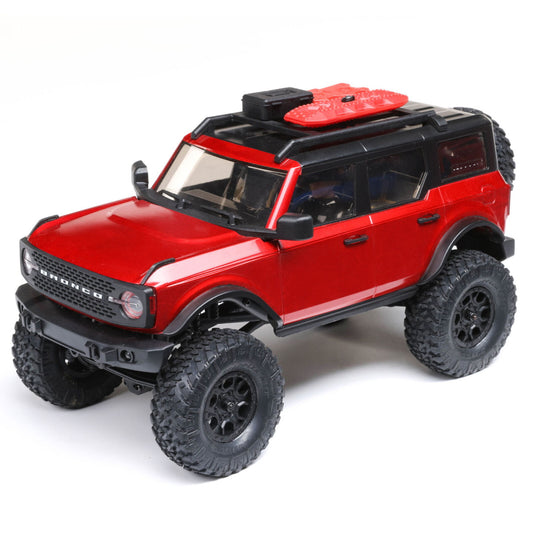 Axial AXI00006T1 2021 Ford Bronco SCX24 1/24 RC Truck RTR - Red