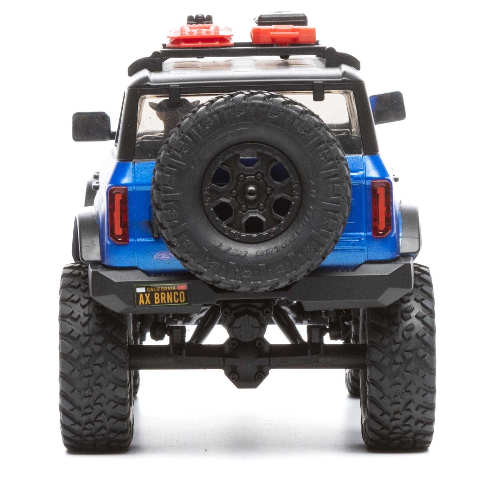 Axial AXI00006T3 1/24 SCX24 2021 Ford Bronco 4WD Truck Brushed RTR, Blue