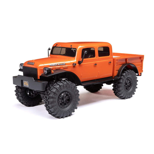 Axial AXI00007 SCX24 40's 4DR Dodge Power Wagon 1/24, 4 Wheel Drive-RTR - Orange