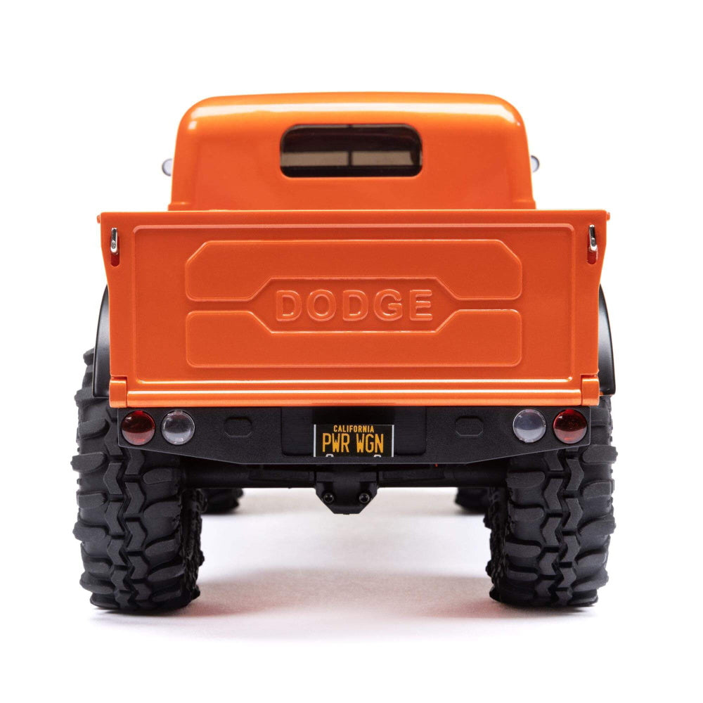 Axial AXI00007 SCX24 40's 4DR Dodge Power Wagon 1/24, 4 Wheel Drive-RTR - Orange