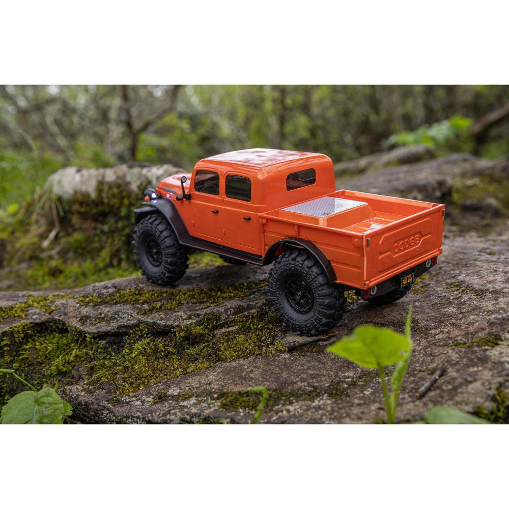 Axial AXI00007 SCX24 40's 4DR Dodge Power Wagon 1/24, 4 Wheel Drive-RTR - Orange