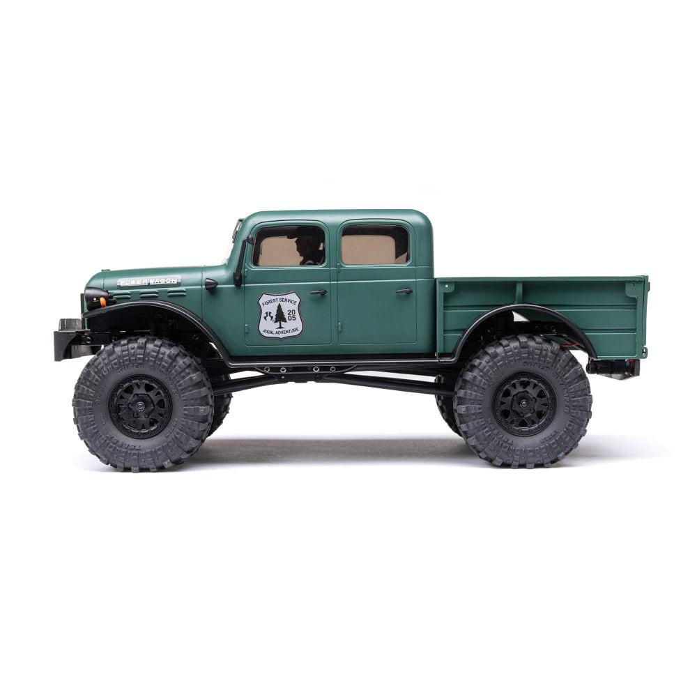 Axial AXI00007T2 SCX24 40's 4DR Dodge Power Wagon 1/24, 4 Wheel Drive-RTR - Green