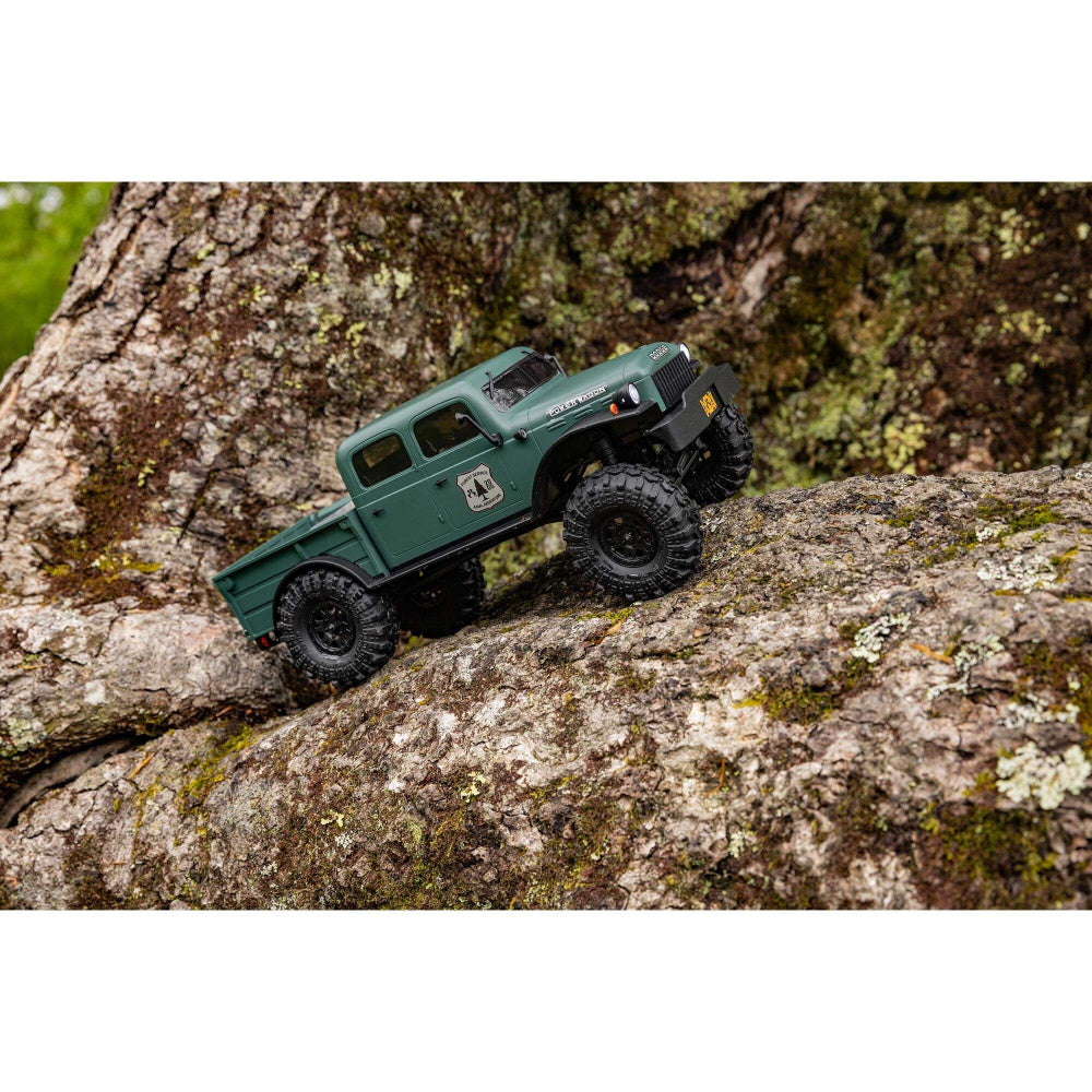 Axial AXI00007T2 SCX24 40's 4DR Dodge Power Wagon 1/24, 4 Wheel Drive-RTR - Green