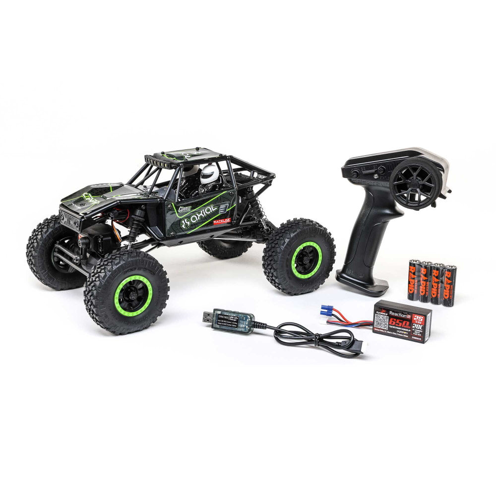 Axial AXI01002T1 Crawler 1/18 UTB18 Capra 4WD Unlimited Trail Buggy RTR, Black