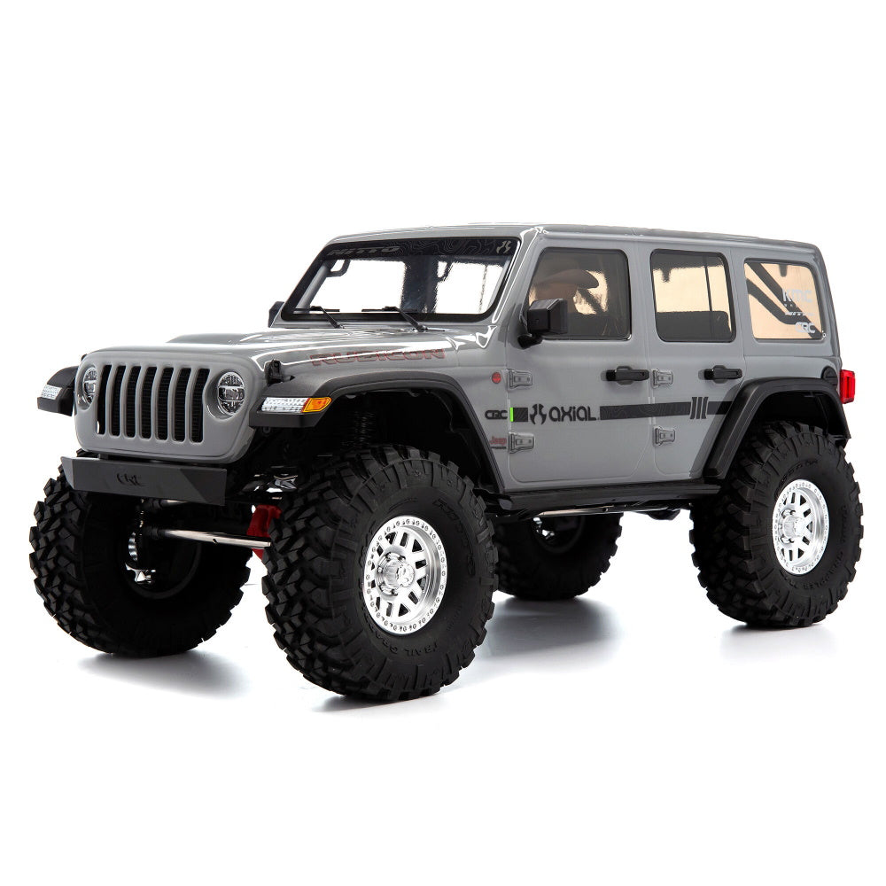 Axial 1/10 SCX10 III Jeep JLU Wrangler 4X4 Rock Crawler with Portals RTR, Gray