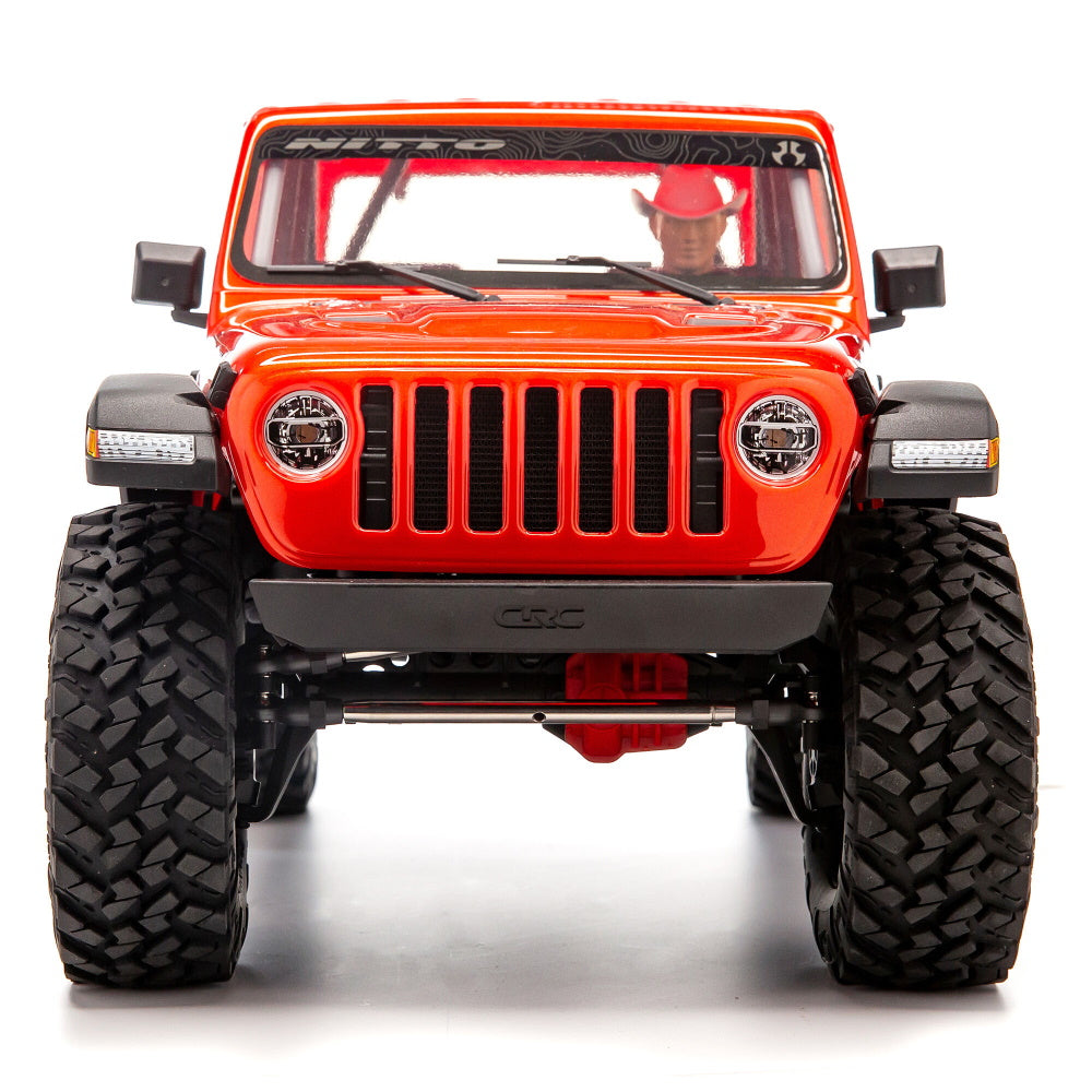 Axial 1/10 SCX10 III Jeep JLU Wrangler 4X4 Rock Crawler with Portals RTR, Orange