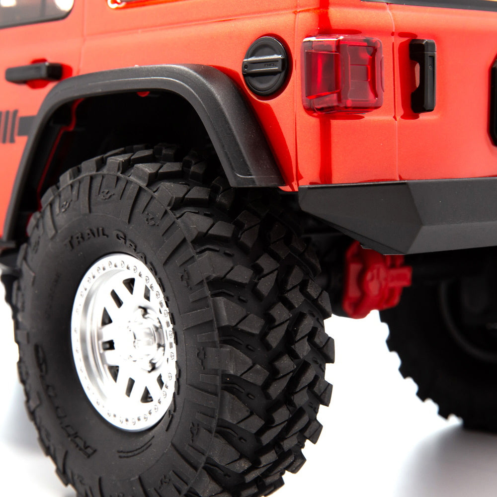 Axial 1/10 SCX10 III Jeep JLU Wrangler 4X4 Rock Crawler with Portals RTR, Orange