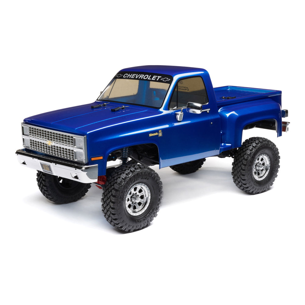 Axial AXI03030T1 1/10 SCX10 III Base Camp 1982 Chevy K10 4X4 RTR Crawler - Blue