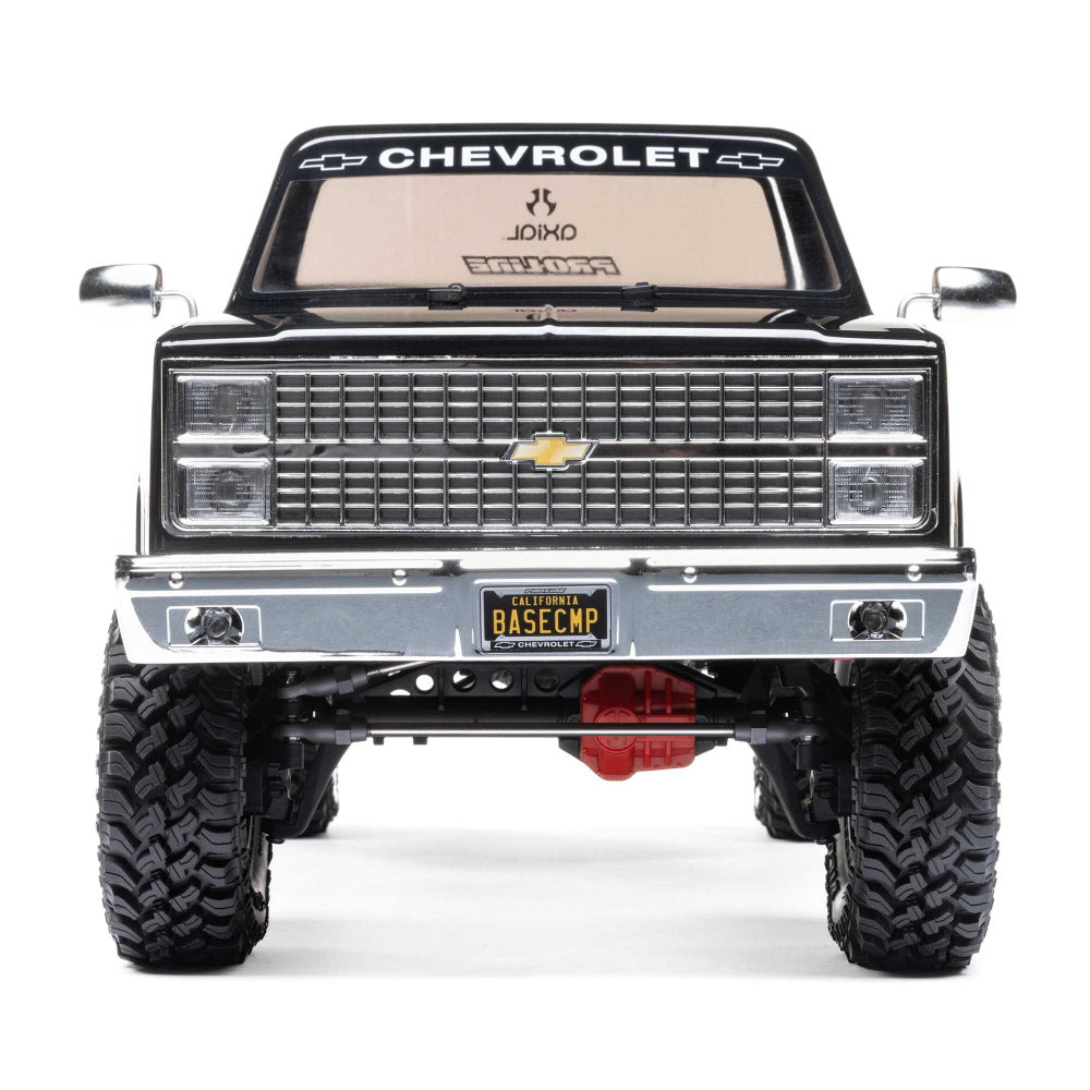 Axial AXI03030T2 1/10 SCX10 III Base Camp 1982 Chevy K10 4X4 RTR Crawler - Black.