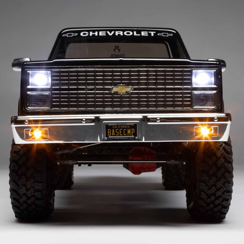 Axial AXI03030T2 1/10 SCX10 III Base Camp 1982 Chevy K10 4X4 RTR Crawler - Black.