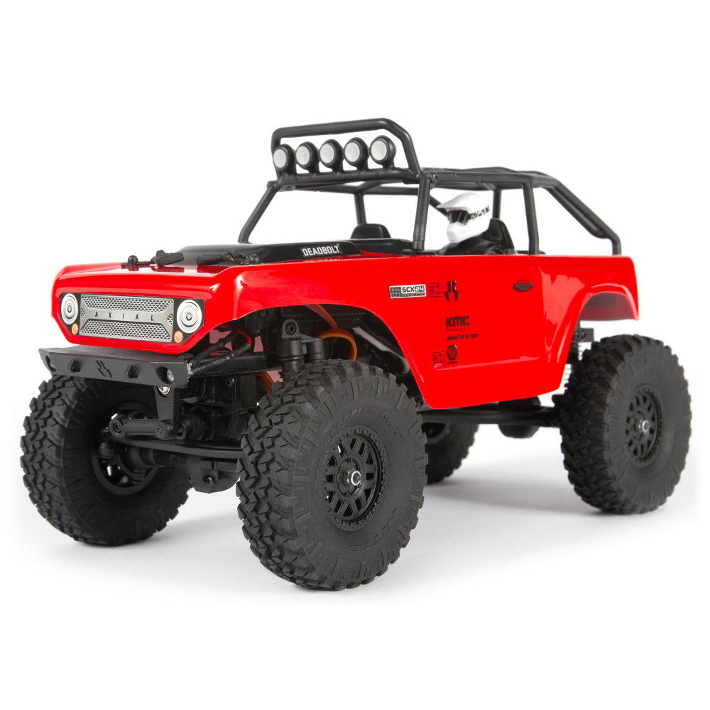 Axial AXI90081 SCX24 Deadbolt 1/24 Electric 4 Wheel Drive RTR - Red