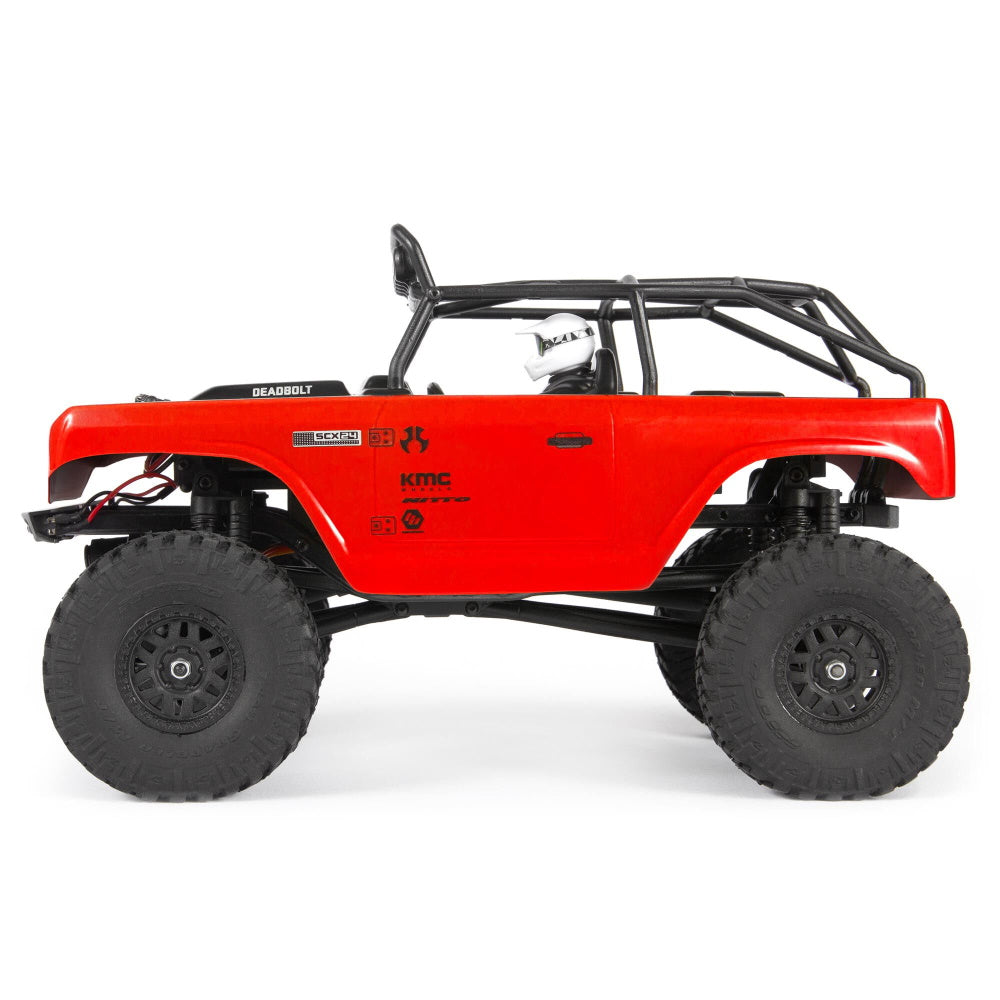 Axial AXI90081 SCX24 Deadbolt 1/24 Electric 4 Wheel Drive RTR - Red