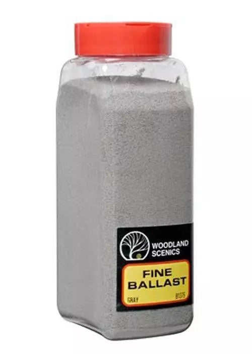 Woodland Scenics B1375 Ballast Fine Gray 32oz