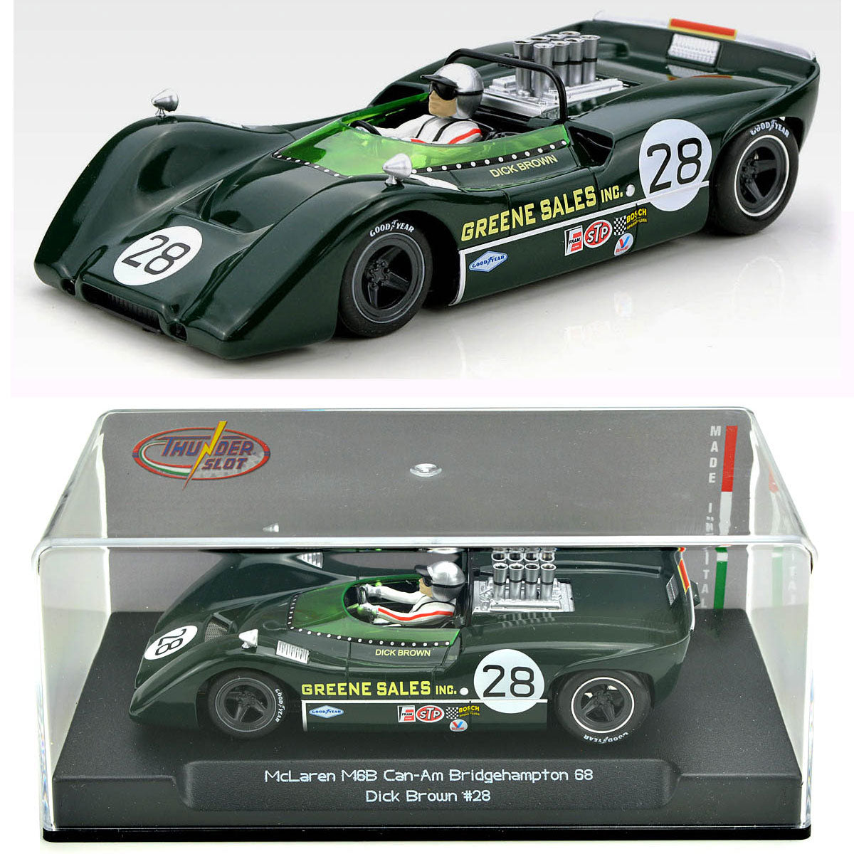 Thunderslot McLaren M6B Can-Am Bridgehampton 1968 Thunder 1/32 Slot Car ...