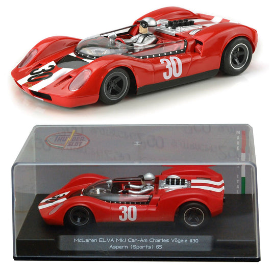 Thunderslot McLaren Elva MkI Can-Am Aspern 1965 Winner 1/32 Slot Car