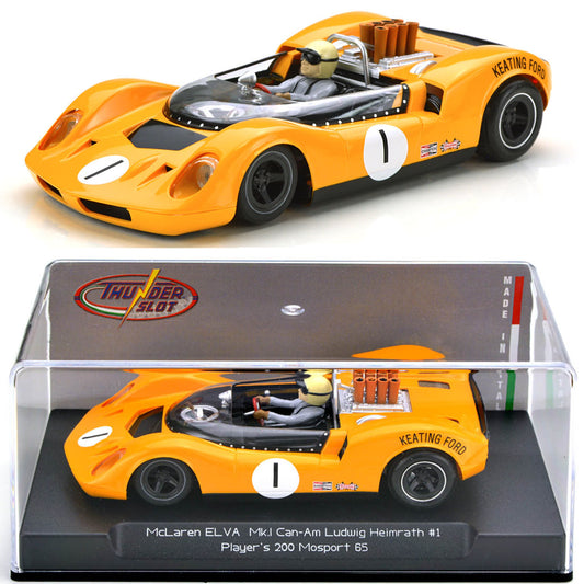 Thunderslot McLaren Elva MkI Player's 200 Mosport 1965 Thunder 1/32 Slot Car CA00407