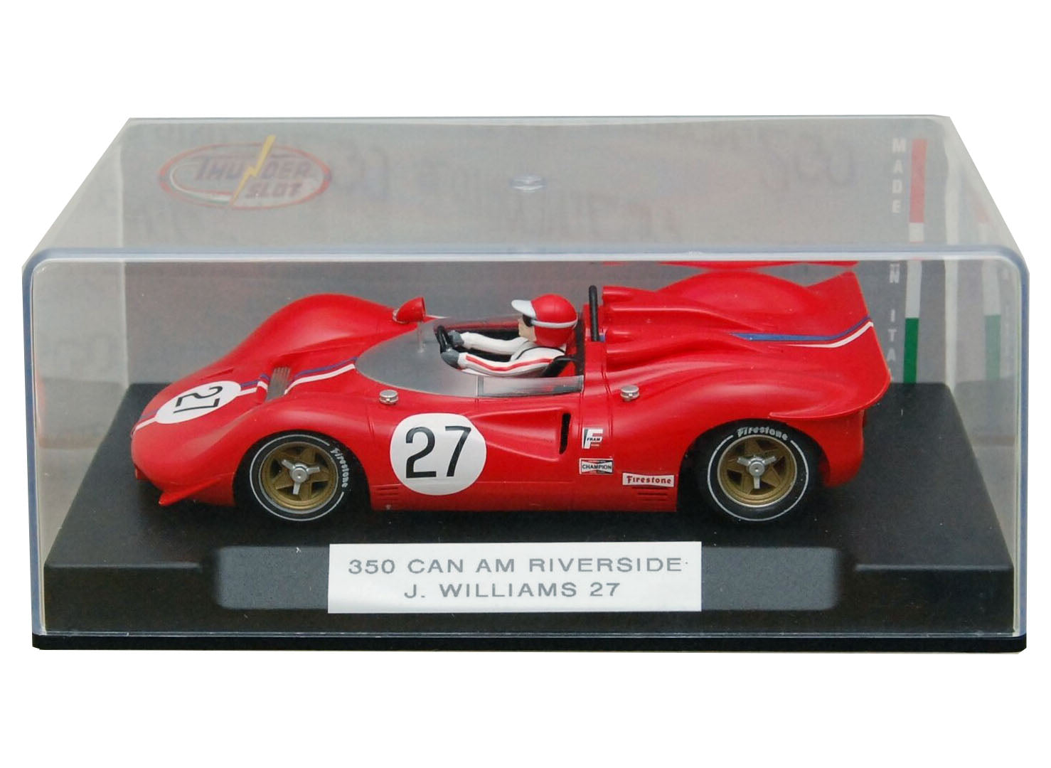 Thunderslot Ferrari 350 #27 Can-Am Riverside 1967 Thunder 1/32 Slot Ca