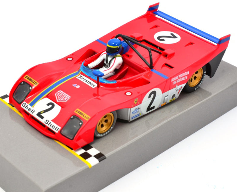 Policar Ferrari 312 PB Ronnie Peterson Monza 1972 1/32 Slot Car CAR01B for Slot.it