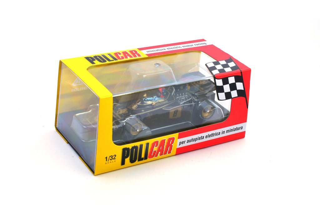 Policar Lotus 72 Monaco GP 1972 Emerson Fittipaldi 1/32 Slot Car CAR02C for Slot.it