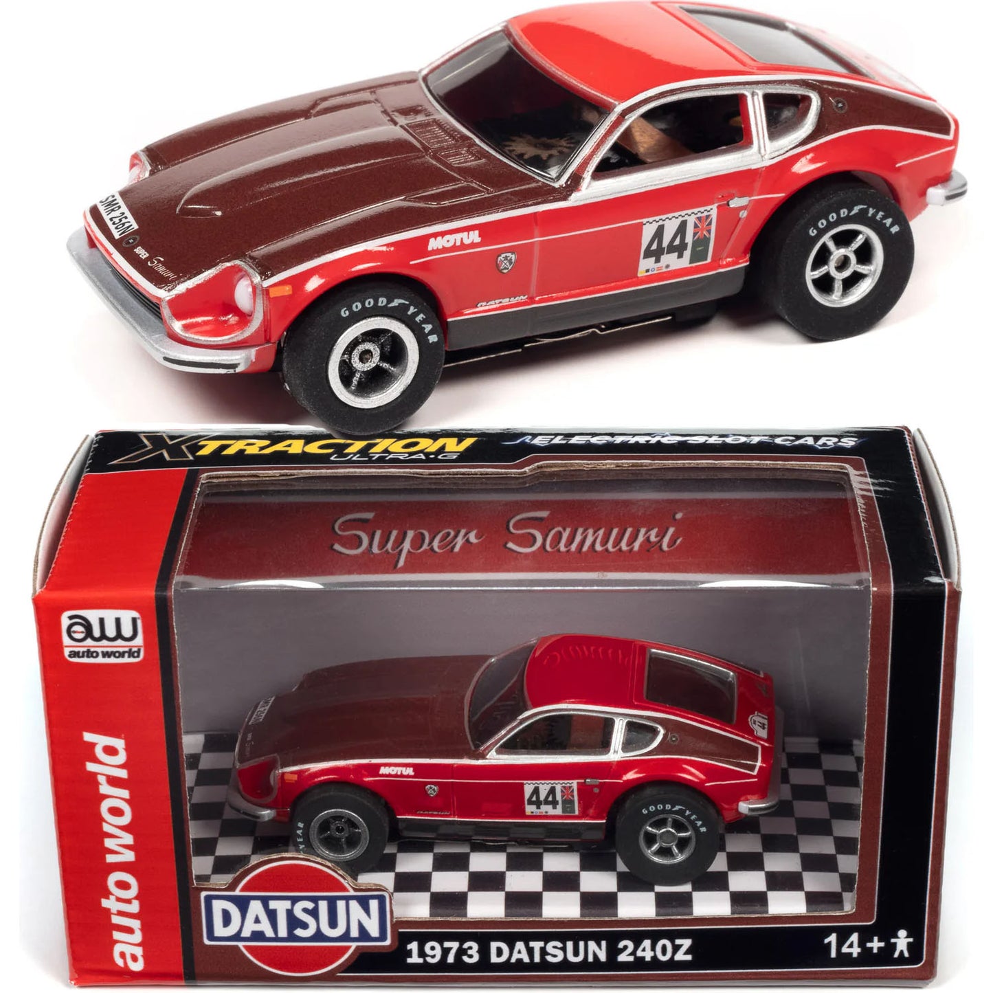 Auto World 1973 Datsun 240z Exclusive HO slot car for AFX CP7986