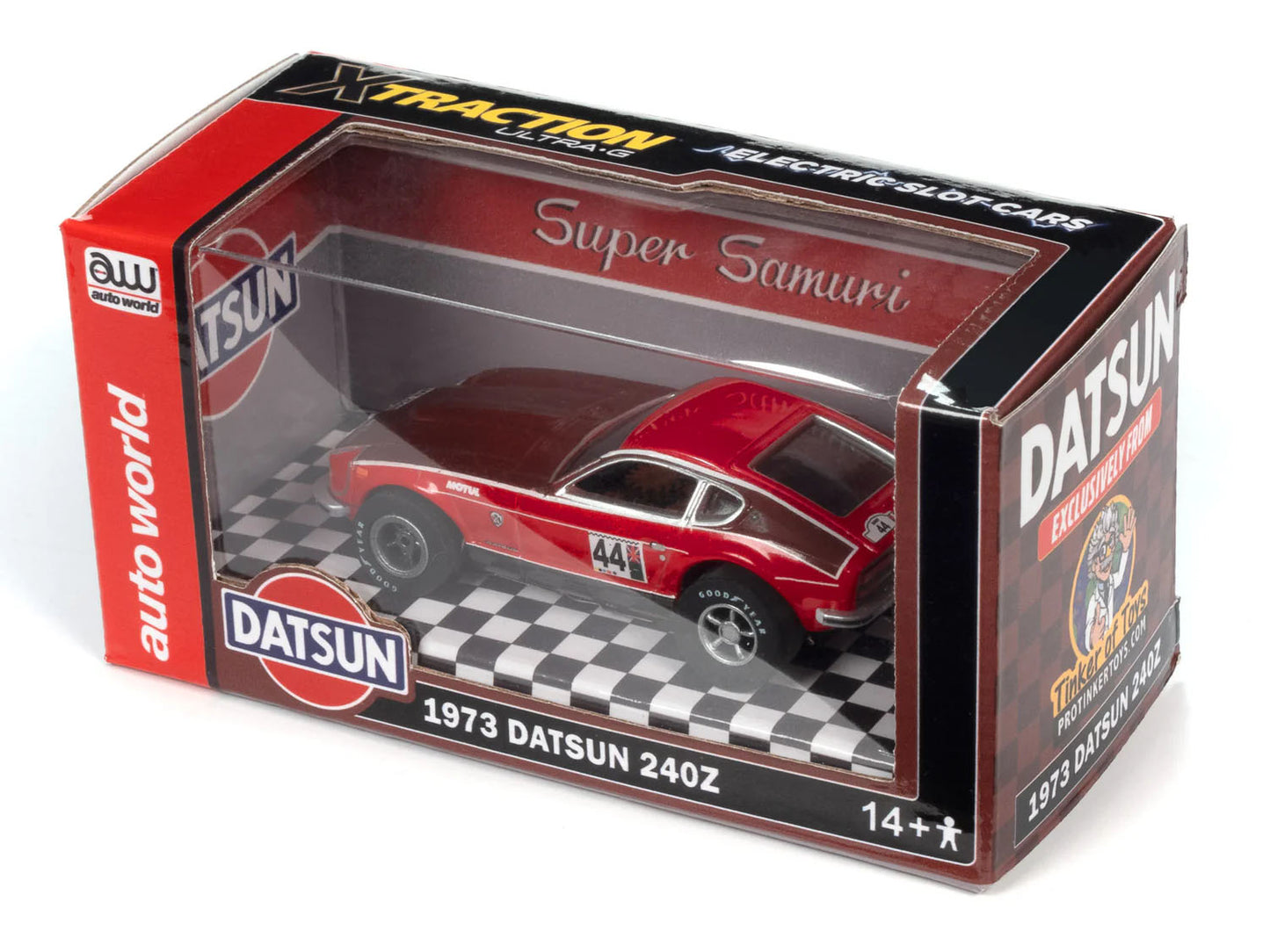 Auto World 1973 Datsun 240z Exclusive HO slot car for AFX CP7986