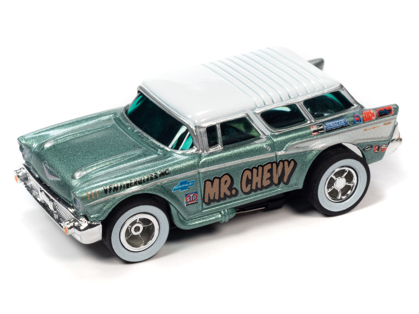 Auto World Exclusive 1957 Chevy Chevrolet Nomad HO Slot Car for AFX - PowerHobby