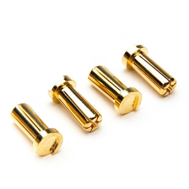 Dynamite DYNC0176 Low Profile Bullet Connectors 5mm (4) - PowerHobby