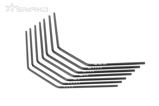 Sparko F8 Rear Sway Bar Set 2.4/2.5/2.6/2.7/2.8/2.9/3.0mm (7pcs)