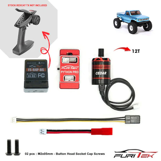 Furitek 2530 Torpedo Brushless Power System with Receiver for Redcat Ascent-18