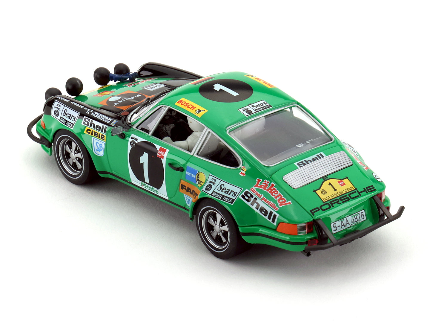 FLY Porsche 911 East African Safari Rally 1971 1/32 Slot Car A2084 Flyslot