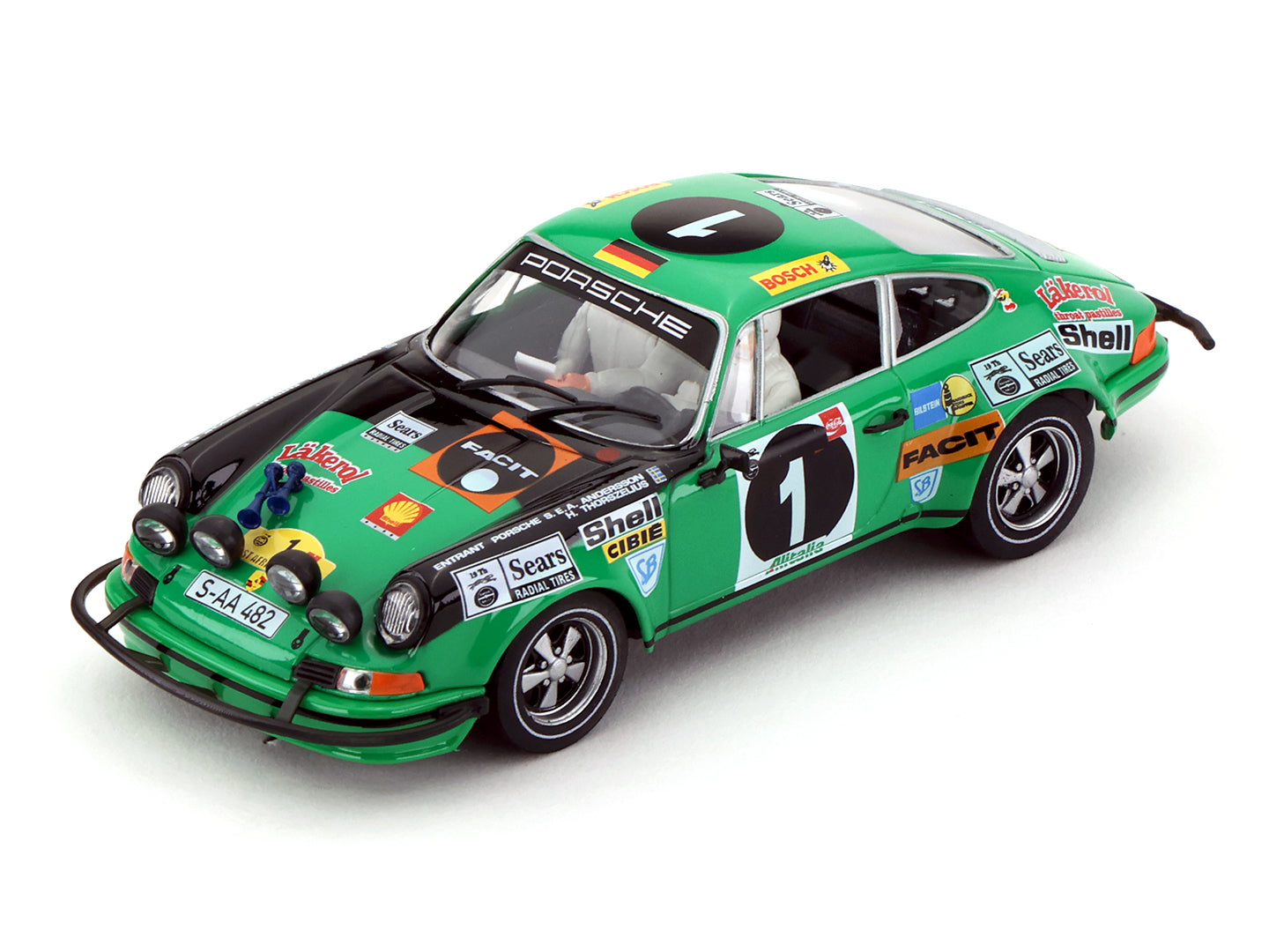 FLY Porsche 911 East African Safari Rally 1971 1/32 Slot Car A2084 Flyslot