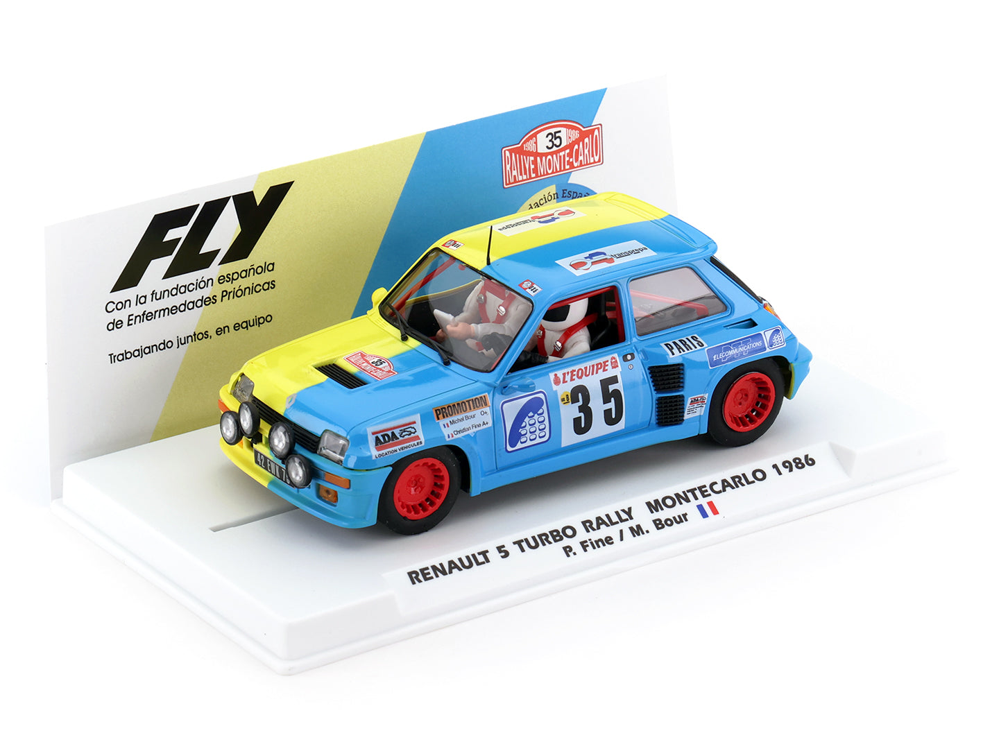 FLY Renault 5 Turbo 1986 Rally Monte Carlo 1/32 Slot Car E2098 Flyslot