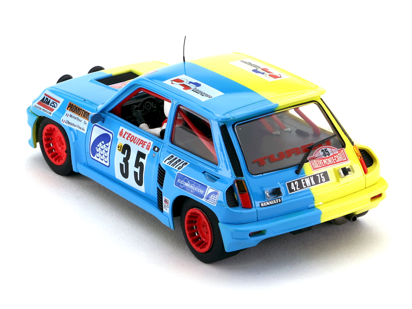 FLY Renault 5 Turbo 1986 Rally Monte Carlo 1/32 Slot Car E2098 Flyslot